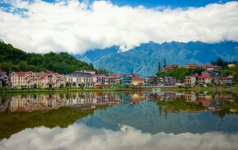 Sapa lake, Vietnam.